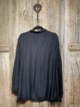 Preloved Black Silk Mix Shirt