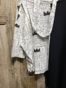 Preloved Bread & Butter Black and White Jersey Top