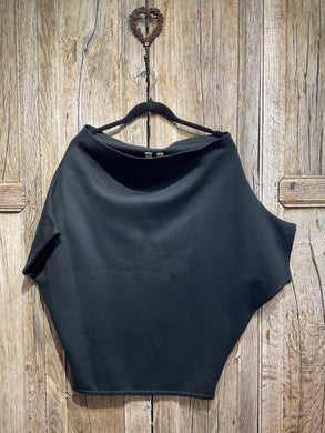 Preloved Alexandra Schiess Black Cowl Neck Top