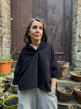 Sort Aarhus Black V Neck Jersey Top SA2175 SS26