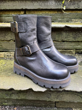 Lofina Vacchetta Nero Leather Boots 8525