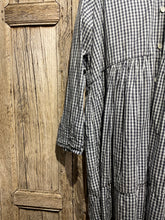 Preloved PRIVATSACHEN Blue Check Cotton Jacket/Smock