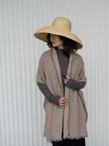 Oats & Rice Weaver Beige Cashmere Scarf OR25-S01