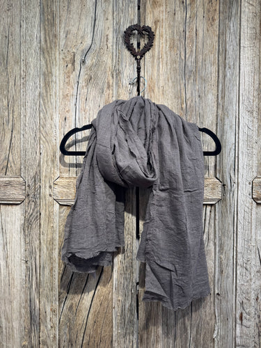 Ewa I Walla Judy Graphite Scarf 77620 AW25