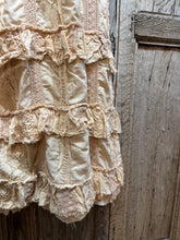 JLS Antique Cream Lace & Embroidery Cotton Sun Dress 1102