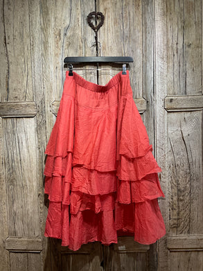 Preloved Coral Tine Skirt