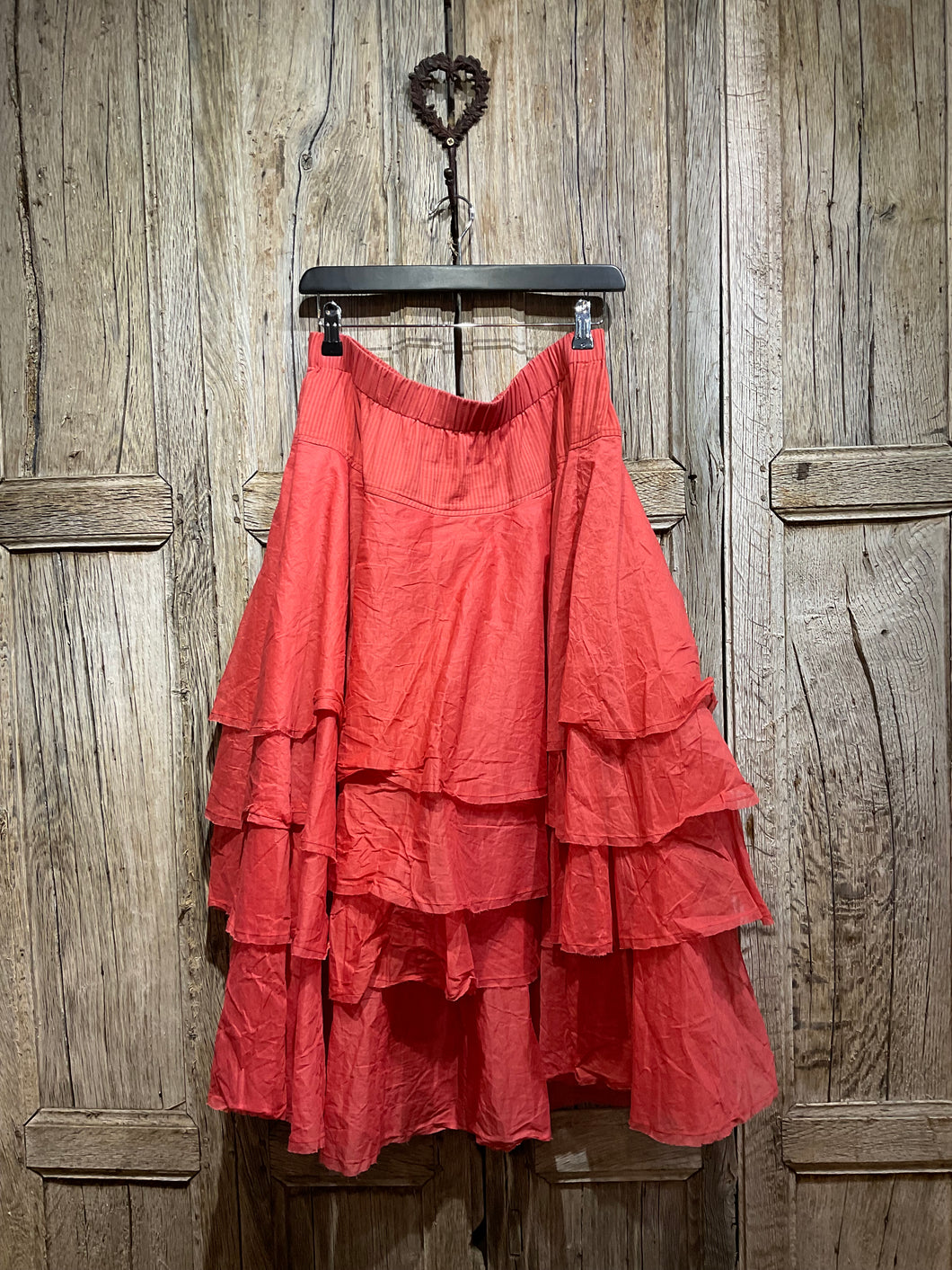 Preloved Coral Tine Skirt