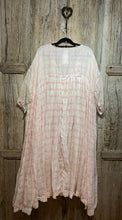 Preloved Meg By Design Pink Check Linen Dress