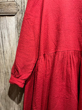 Preloved CABBAGES & ROSES Red Quilted Tunic