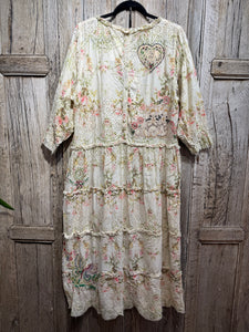 Magnolia Pearl Preloved Eyelet Ruth Ruffle Dress 930