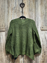 Alembika Green Knit Popper Jacket AJ712G AW24