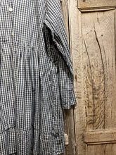 Preloved PRIVATSACHEN Blue Check Cotton Jacket/Smock