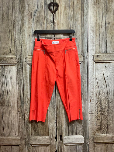 Preloved Joseph Ribkoff Orange Capri Pants