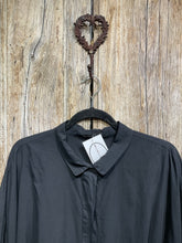 Preloved Black Oversize Cotton Shirt