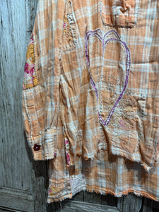Magnolia Pearl Preloved YD Check Adison Workshirt 1441