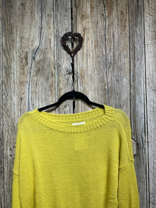 Preloved TOAST Acid Yellow Alpaca & Merino Wool Jumper