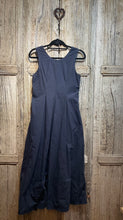 Preloved TOAST Navy Blue Cotton Pinafore Dress