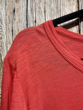 Preloved TOAST Rusty Red Jersey Top