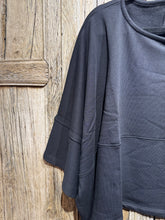 Sort Aarhus Black Oversized Jersey Top SA2174 SS26