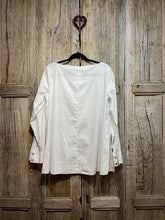 Preloved Officinae White Cotton Smock Top
