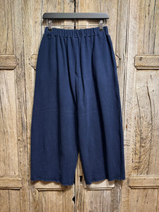 Knit Knit Cotton Mix Trousers K55 Navy AW24