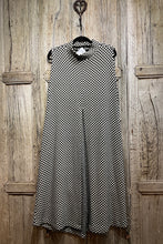 Preloved Black & White Check Long Jersey Tunic