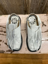 Preloved White Sandals with Tubular Detail