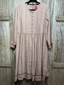 Preloved Ewa I Walla Sabina Blush Pink Linen Dress
