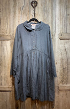 Preloved Privatsachen Blue Linen Dress Coat
