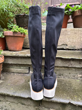 Lofina Gasoline Nero Stretch Leather Boots19-403 EU37