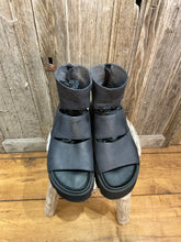 Preloved Lofina Chunky Black Leather Sandal/Boot