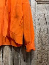 Preloved HENRIETTA STEFFENSEN Orange Fleece Edge-to-Edge Jacket