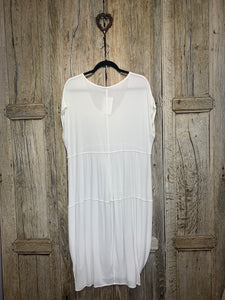 Preloved Privatsachen White Sleeveless Dress