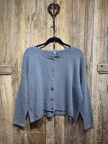 Handknits by Me Recycled Denim Slouchy Cardigan