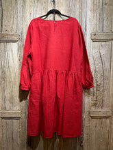 Preloved CABBAGES & ROSES Red Quilted Tunic