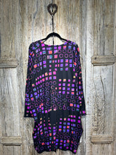 Preloved Ralston Black Pattern Dress