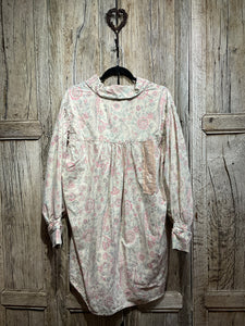 Preloved Magnolia Pearl Dandelion Blockprint Tora Shirt 1123