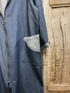Preloved 158C Denim Look Coat