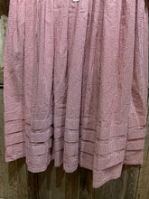 Preloved CABBAGES & ROSES White and Red Check Detail Dress