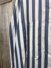 Preloved YMC London Navy and White Stripe Shirt