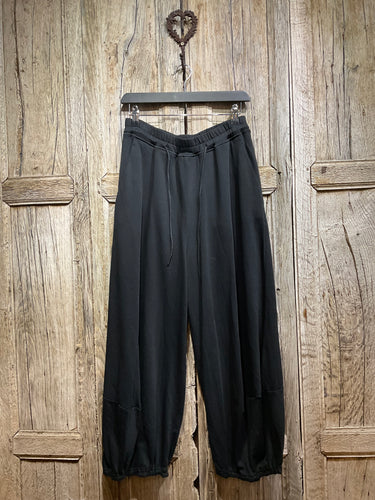 Preloved Black Jersey Trousers
