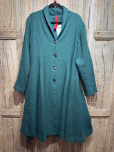 Preloved Ewa I Walla Green Wool Coat
