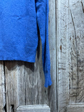 Preloved BRORA Blue Cashmere Jumper