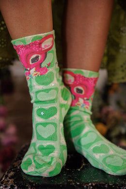 Magnolia Pearl Deer Heart MP Socks Sweet and Sour 185