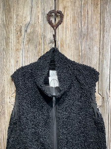 Preloved BETTY & Co Wooly Bouclè Zip-Up Gilet
