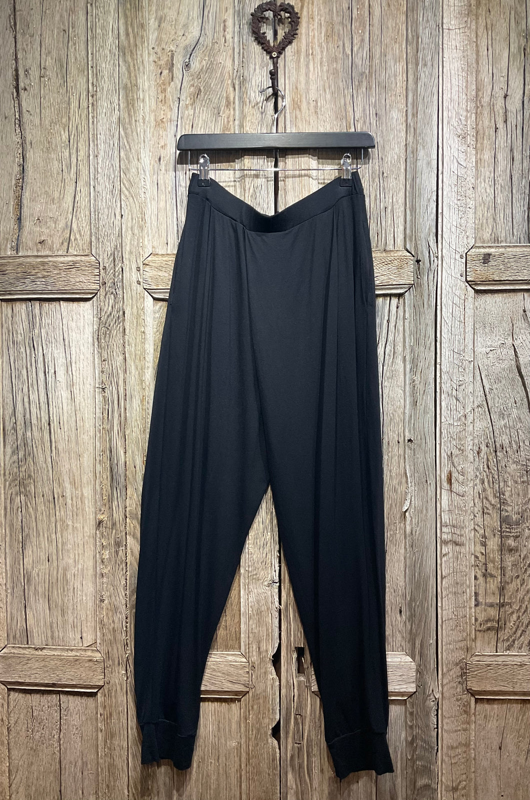 Preloved XENIA DESIGN Black Relaxed Jersey Trousers
