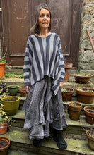 Grizas Grey Silk Skirt 4485-S313 SS26