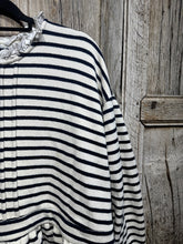 Preloved CABBAGES & ROSES Stripe Fleece Lined Jumper