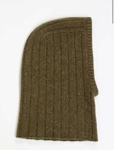Oats & Rice Cashmere Ribbed Balaclava Green OR25-H05