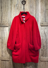 Preloved BETTY JACKSON ‘TWO’ Red Wool Mix Coat